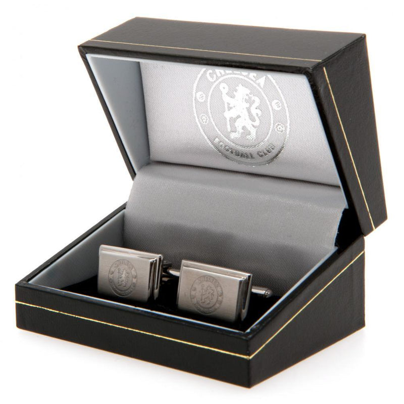 Chelsea FC Stainless Steel Cufflinks, alternate view