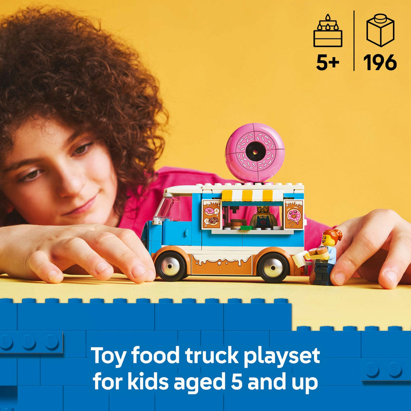 Lego City 60452 Doughnut Truck Buildable Toy Playset for Ages 5 and Up, alternate view