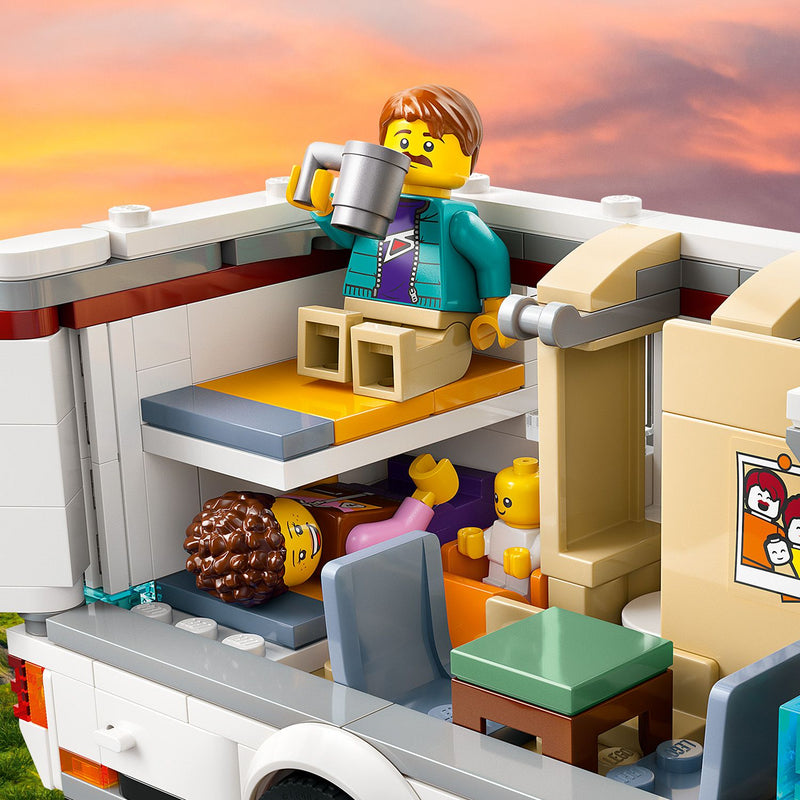 Lego City 60454 Holiday Adventure Camper Van Playset for Ages 6 and Up, size reference