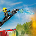 Lego City 60463 Fire Ladder Truck Buildable Playset for Ages 4 and Up, rear view