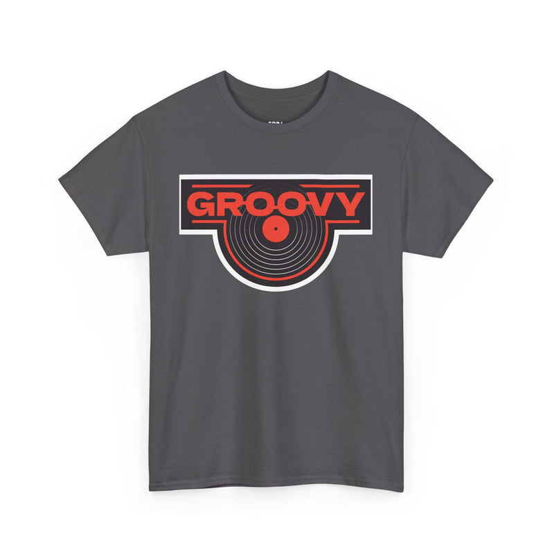 'Groovy' Men's T-Shirt, packaging shot