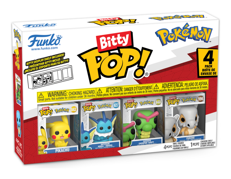 Bitty Pop! - Pokemon - Pikachu 4 Pack - Image