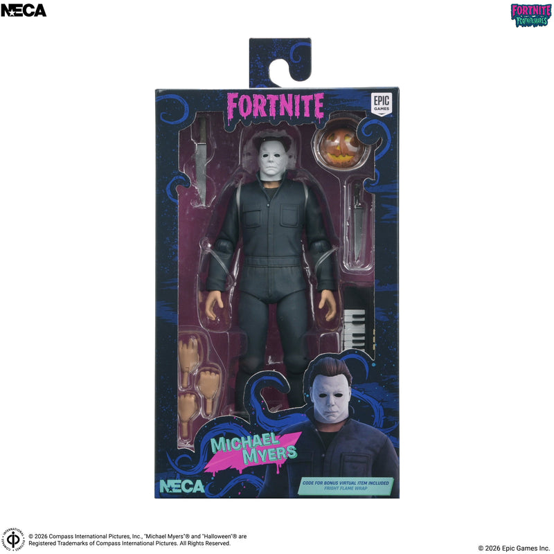 Fortnitemares Michael Myers figure packaging