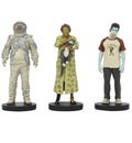 Beetlejuice Beetlejuice Waiting Room Spaceman, Hot Dog Winner & Cat Lady Figure Set front view