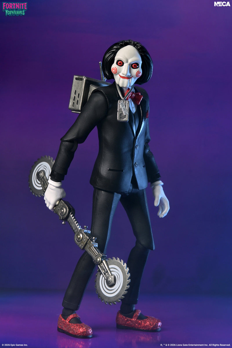 Fortnitemares Billy the Puppet figure side view