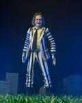 Beetlejuice (1988) Black & White Striped Suit 7" Scale Action Figure side angle