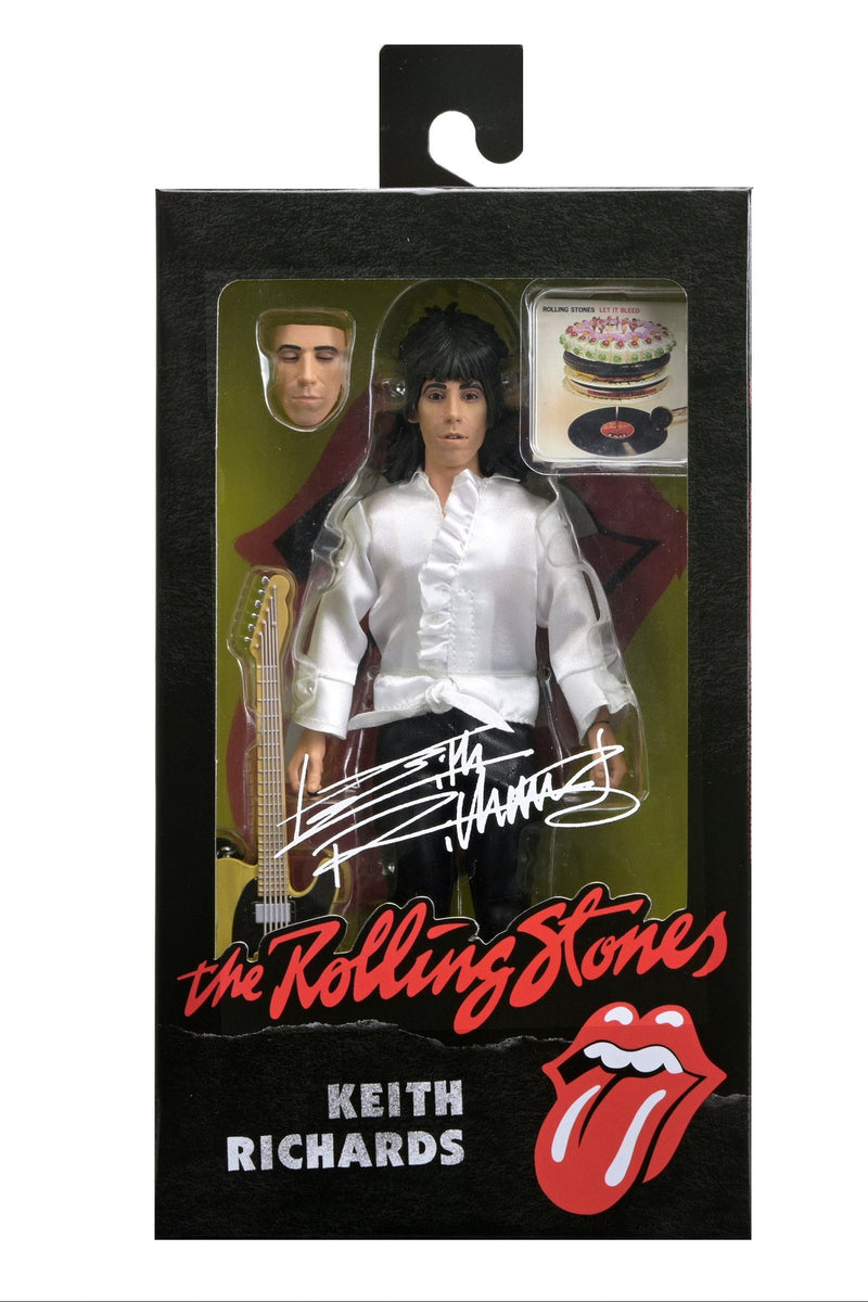 NECA Rolling Stones Keith Richards 1975 window box packaging front