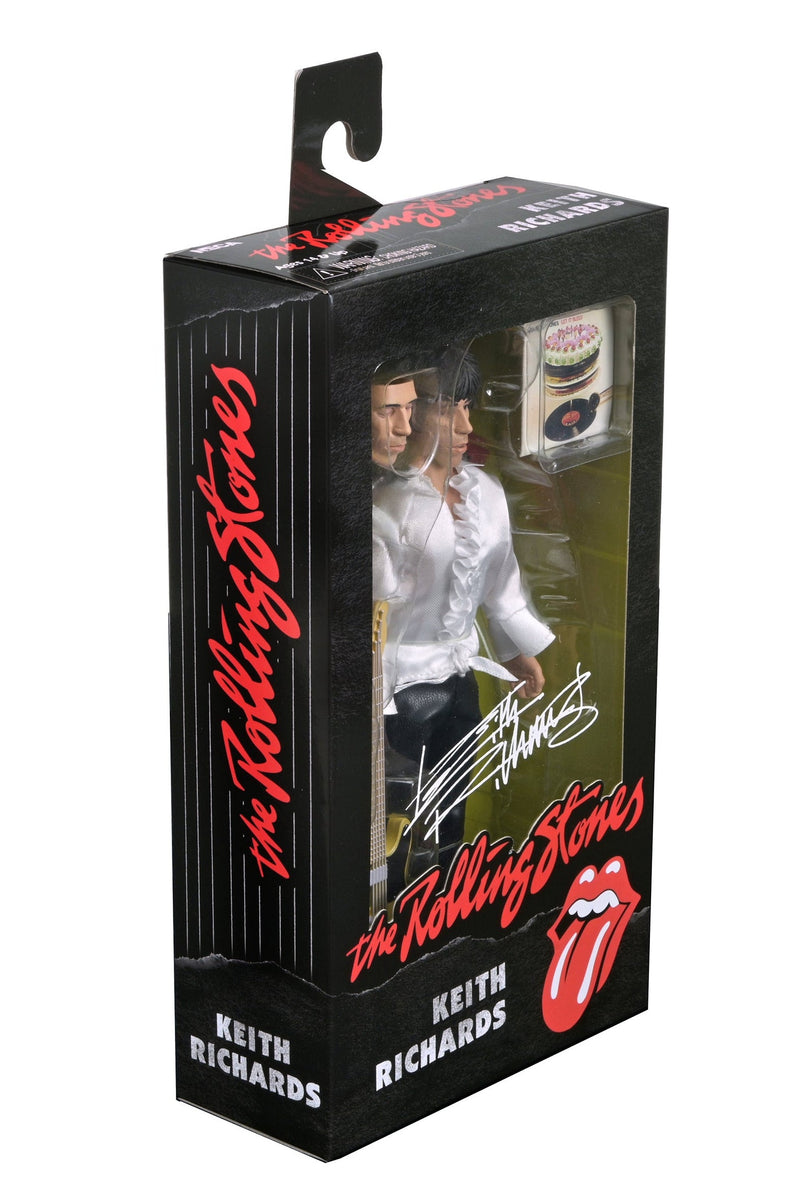 Keith Richards 1975 action figure packaging accessory layout