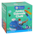 Washable Sidewalk 24 Colours Chalk With 2 Holders