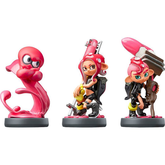 Nintendo Amiibo Character 3 Pack Octoling Boy/Octopus/Girl (Splatoon Collection)