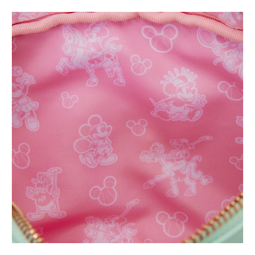 Loungefly - Disney Mickey & Friends Tennis Sling Crossbody Bag with Coin Bag, close-up detail