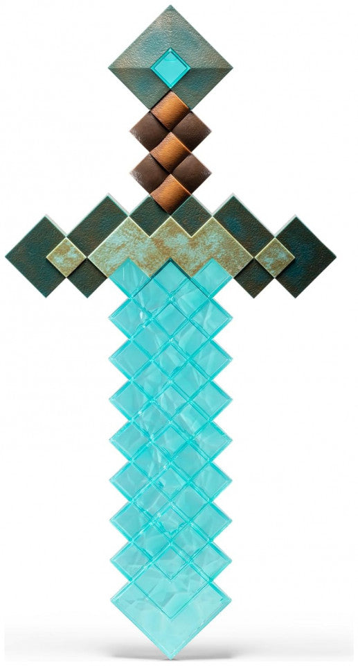 Minecraft: Diamond Sword Collector Replica - Noble Collection, side angle