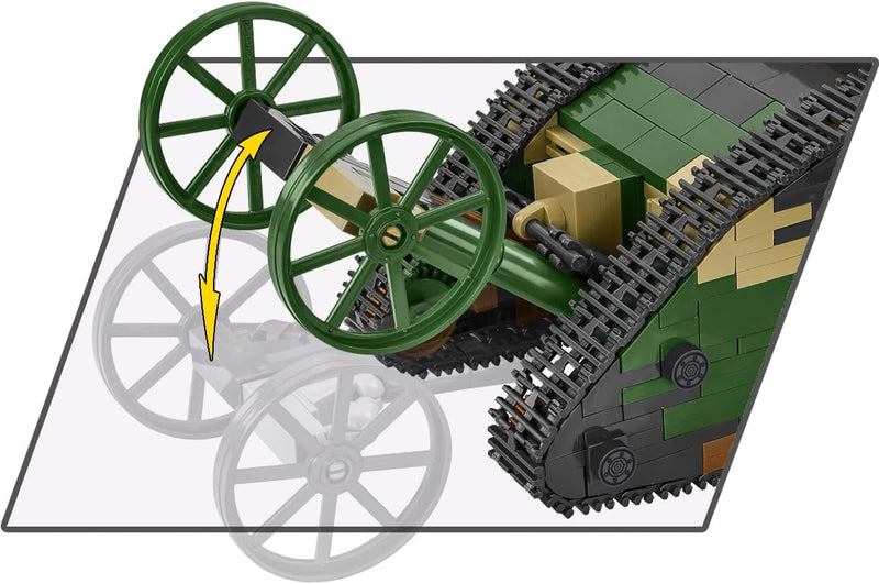 Cobi 2993 World War I Mark I 878 pcs - Image 5