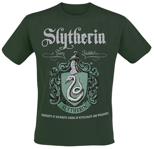Harry Potter Slytherin Green Crest T-Shirt