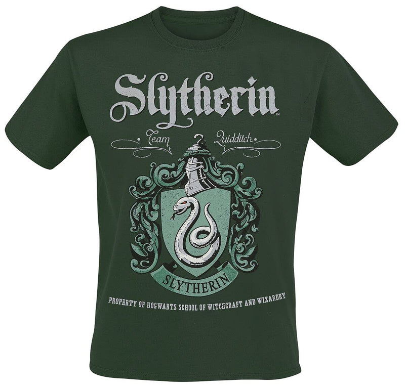 Harry Potter Slytherin Green Crest T-Shirt