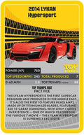 Top Trumps Supercars Racing Card Game