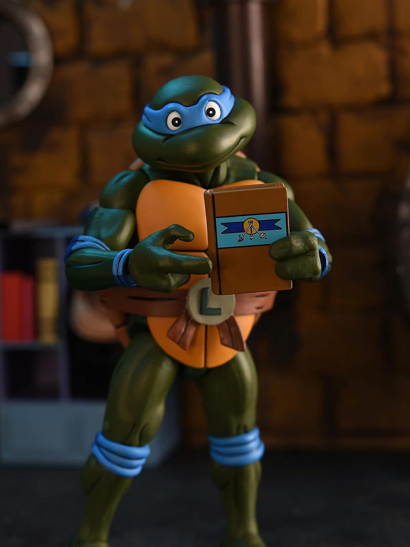 TMNT Cartoon Leonardo (VHS) Ultimate 7" Scale Action Figure Teenage Mutant Ninja Turtles (view 2)