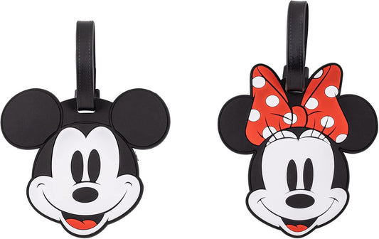 Disney Minnie & Mickey Luggage Tag Set
