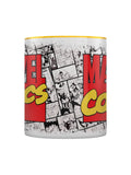 Marvel Comics Logo Coloured Inner Mug, side angle