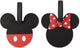 Disney Minnie & Mickey Luggage Tag Set