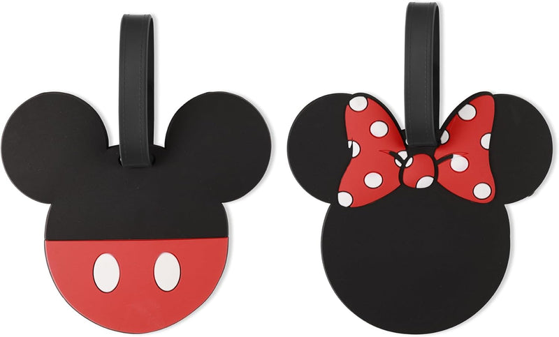 Disney Minnie & Mickey Luggage Tag Set