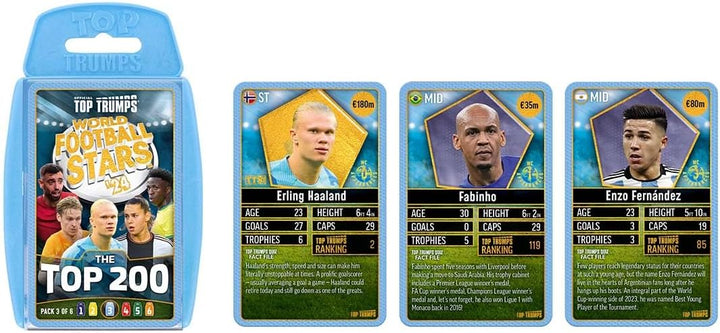 Top Trumps World Football Stars Top 200 (Pack 3)