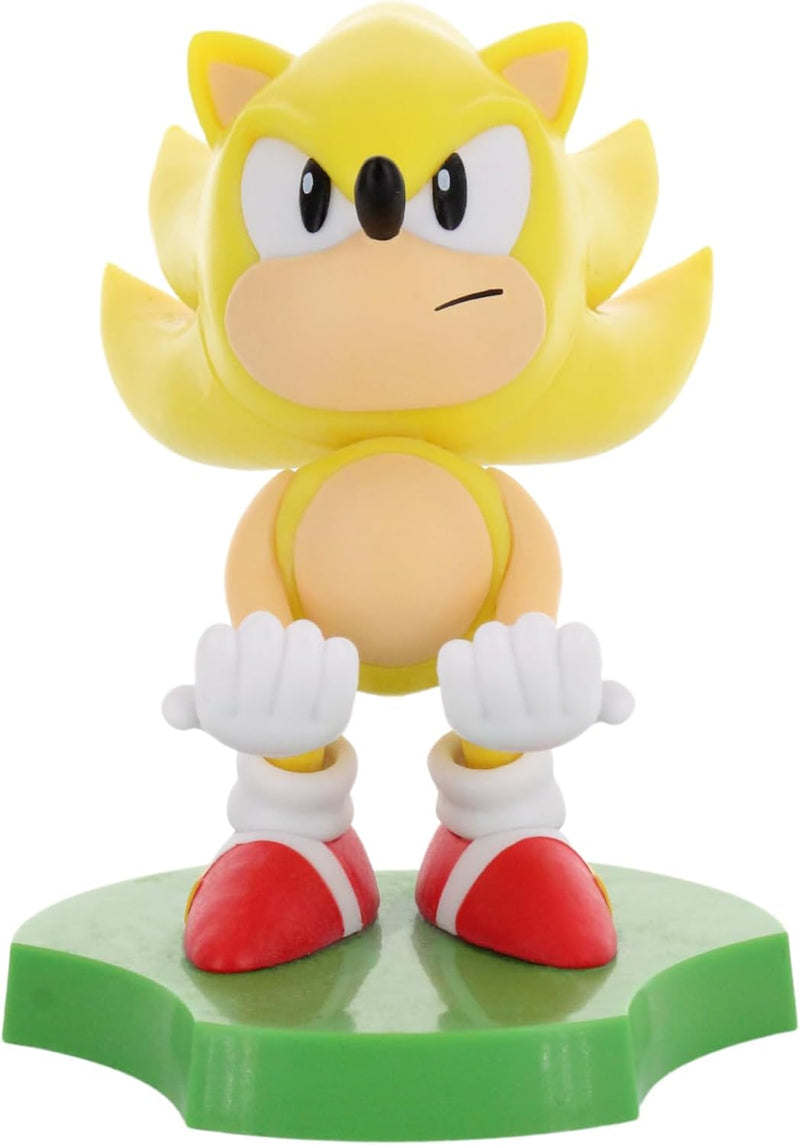 Super Sonic Sonic the Hedgehog Cable Guys Mini Phone & Earbud Holder