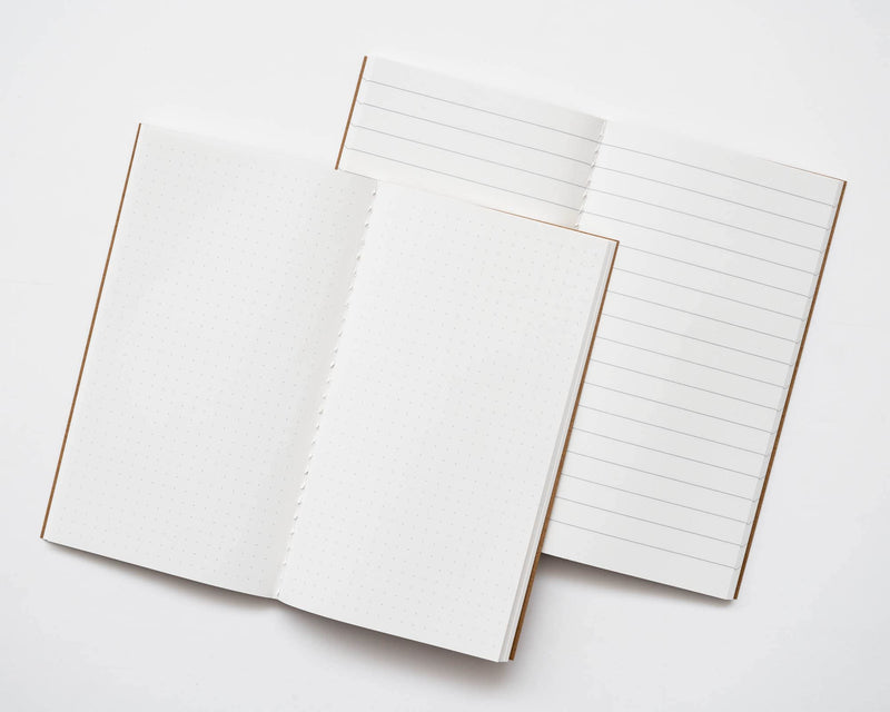 Travel Journal Refill Set of 2 Notebooks Bullet and Lined alternate view