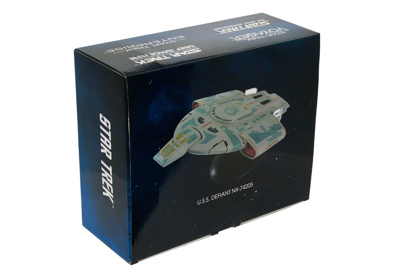 U.S.S. Defiant NX-74205 XL EDITION Model Die Cast Ship (Eaglemoss / Star Trek), size reference