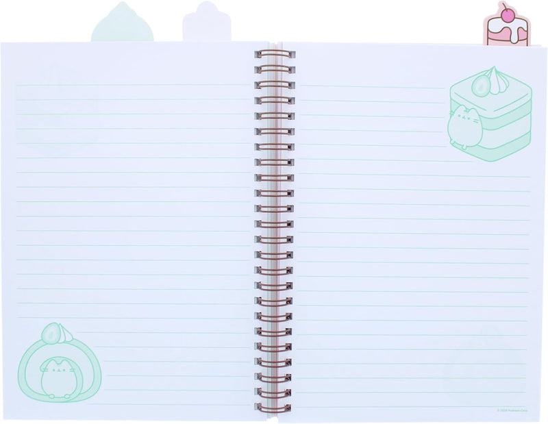 Pusheen A5 Project Notebook detail shot