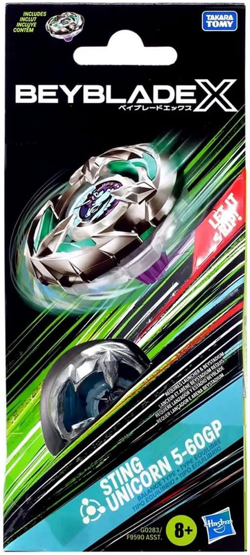 Beyblades BBX Sting Unicorn 5-60GP Top Booster Pack Set