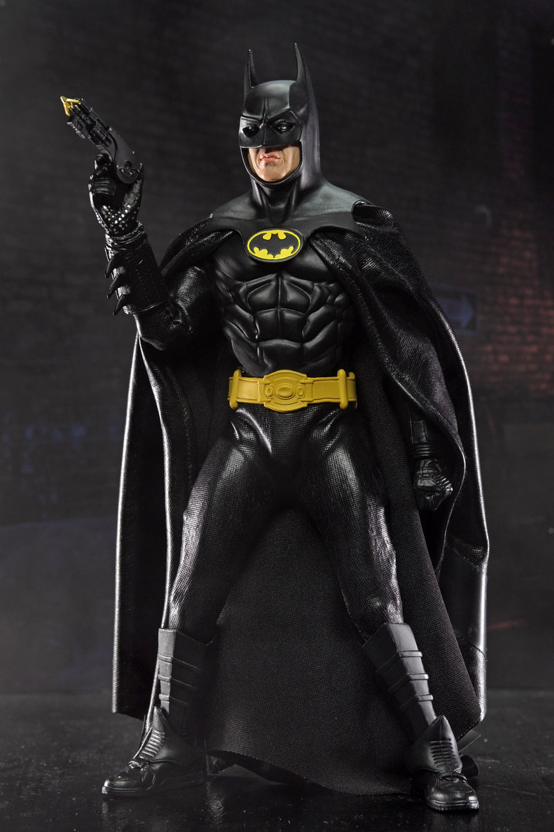 Batman (1989) Michael Keaton Batman 8" Clothed Action Figure close up detail