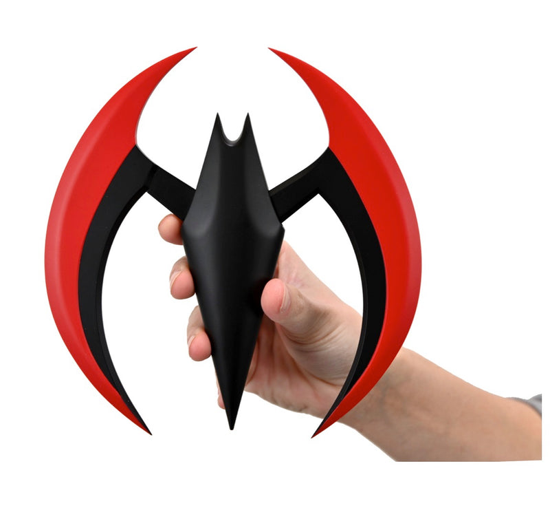 Batman Beyond Batarang Prop Replica Red Version With Spring Loaded Wings (Batman Beyond Animated Series) - Reduction