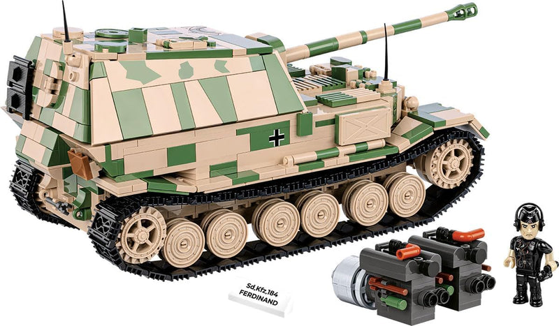 Cobi 2583 World War II S.D.KFZ. 184 Ferdinand 1268 pcs - Image 5