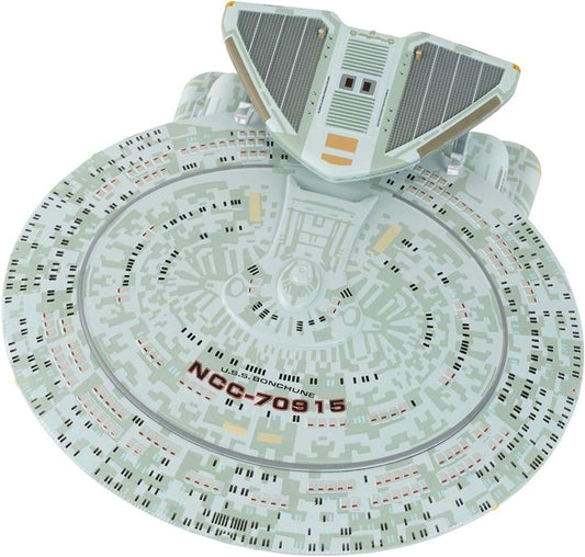 U.S.S. Bonchune NCC-70915 (Nebula-Class) XL EDITION Model Die Cast Ship (Eaglemoss / Star Trek), alternate view