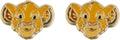 Disney Gold Plated Simba Stud Earrings