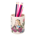 Alice in Wonderland Ceramic Pen Holder side angle