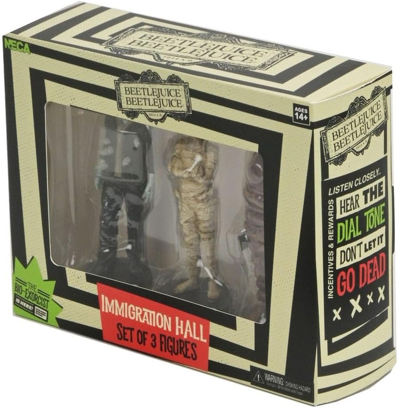 Beetlejuice Beetlejuice Immigration Hall Set 1 3" Figure Set (view 2)