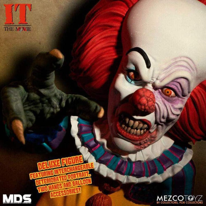 It 1990 Pennywise Deluxe 6" Mezco Designer Series (MDS) Figure (view 3)