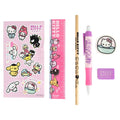 Hello Kitty 6pc Stationery Set, rear view