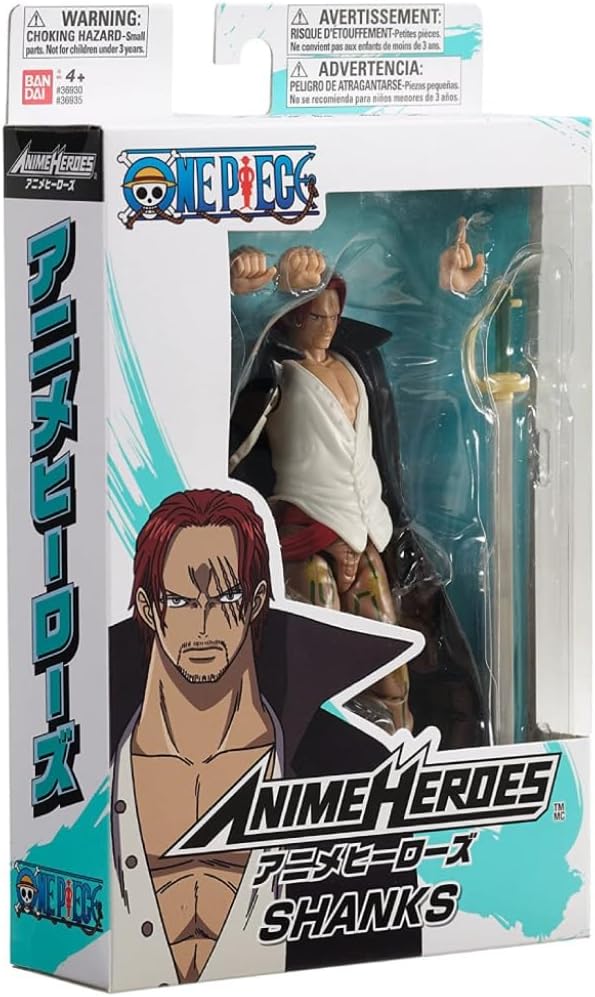 One Piece Anime Heroes Figures Shanks Action Figure