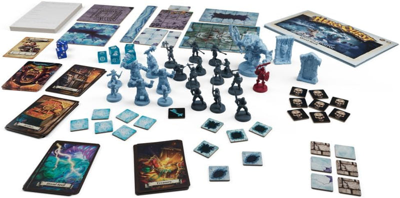 Avalon Hill HeroQuest The Frozen Horror Quest Pack, side angle