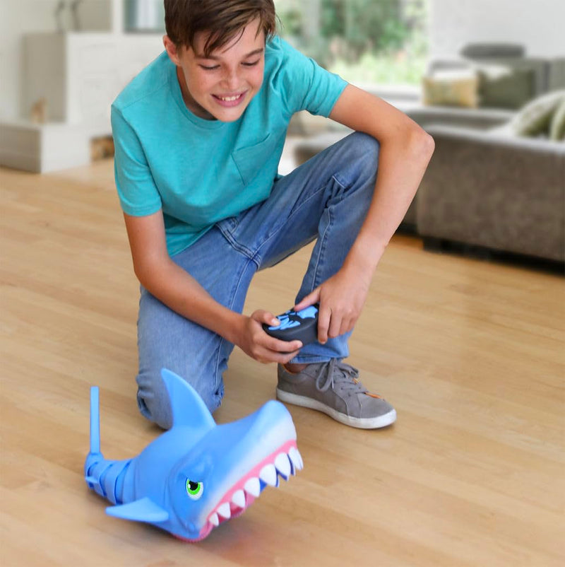 Mega Chomp Remote Control Shark Toy, in display