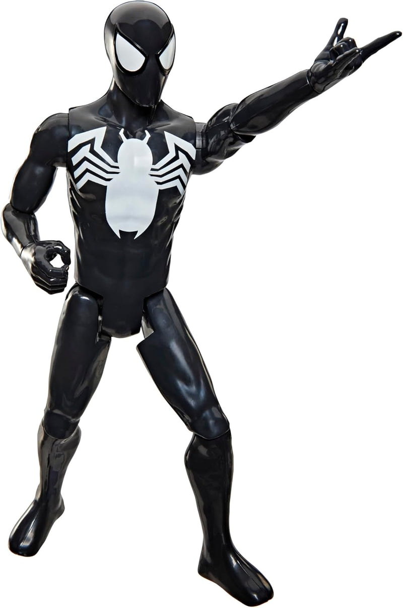 Marvel Black Suit Spider-Man Figure Titan Series Action Figure