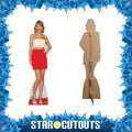 Taylor Swift Height 180cm Lifesize Cardboard Cutout, close-up detail