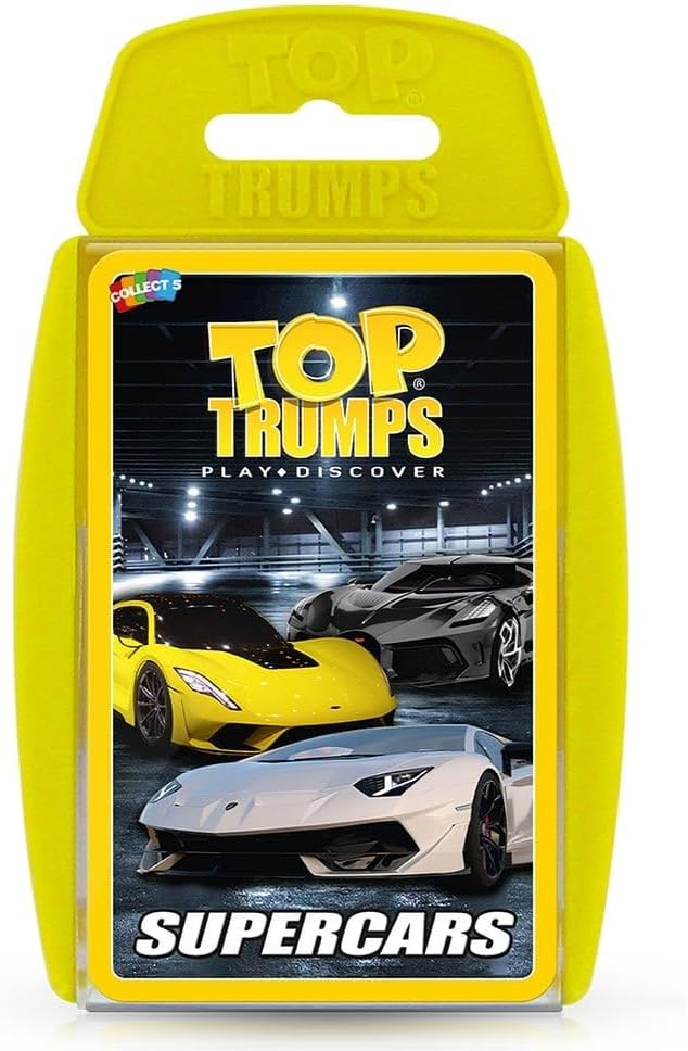 Top Trumps Supercars Racing Card Game