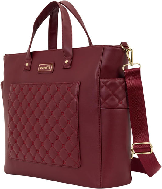 Loungefly - Red Convertible Backpack & Tote Crossbody Pin Trader Bag alternate view