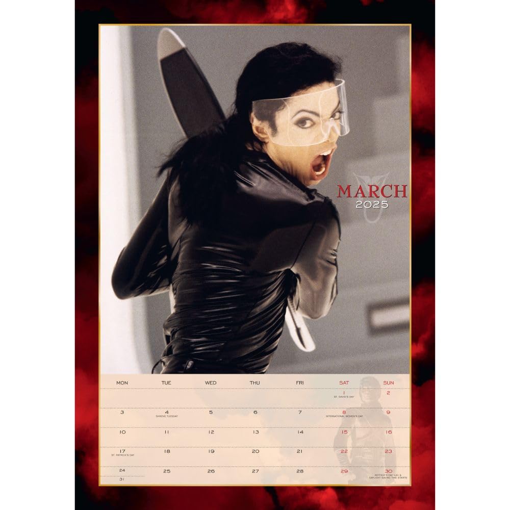 Michael Jackson A3 2025 Calendar