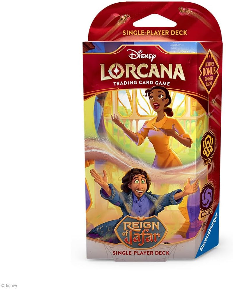 Disney Lorcana Trading Card Game - Reign of Jafar Starter Deck - Set 8, rear view