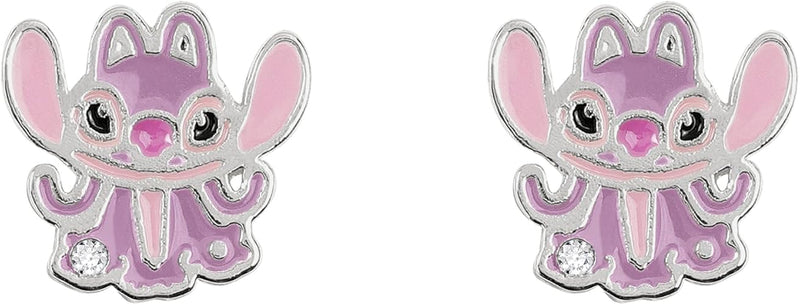 Disney Cubic Zirconia Stone Angel Stud Earrings